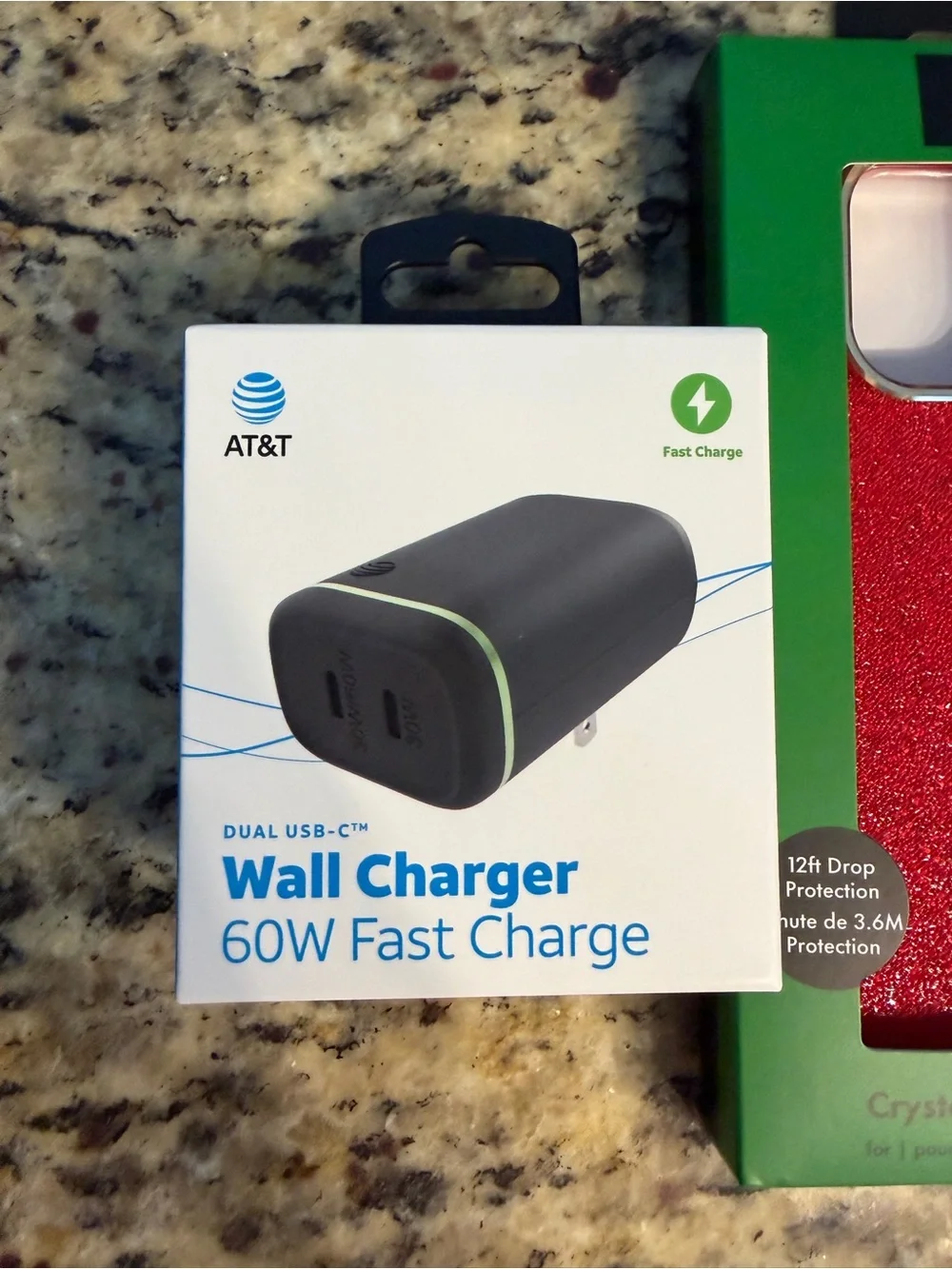 Kate Spade Red Crystal Pavé MagSafe iPhone 17 Case + 60W Fast Charger Bundle